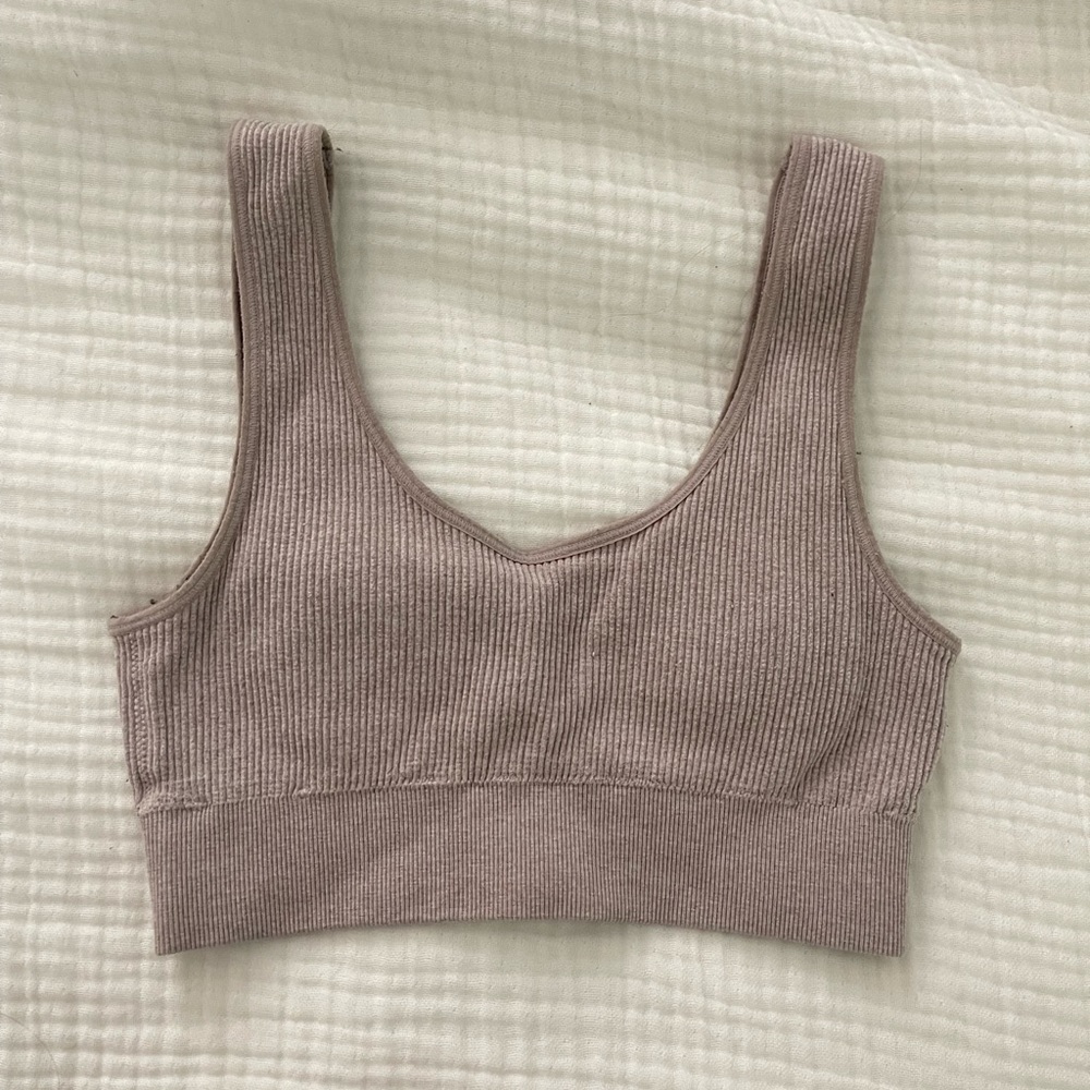 Aerie pink sports bra